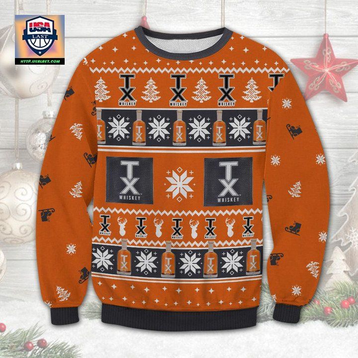 TX Whiskey Ranch Ugly Christmas Sweater