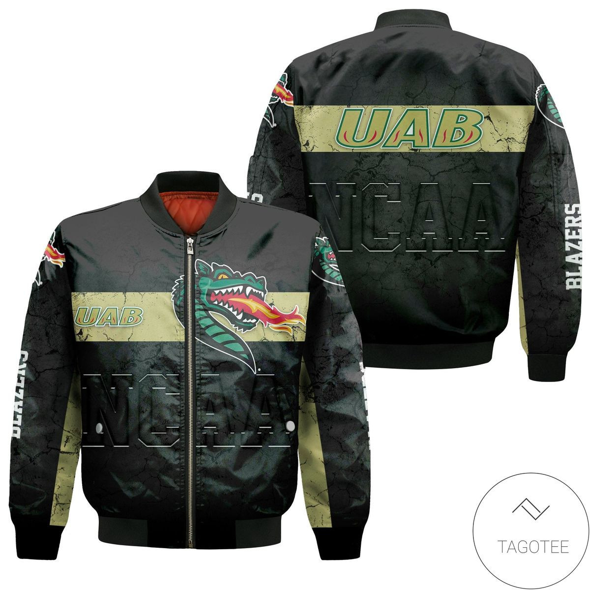 Uab Blazers Champion Legendary Bomber Jacket | NCAA College Team Jacket for Men & Women | Sports Fan Gift
