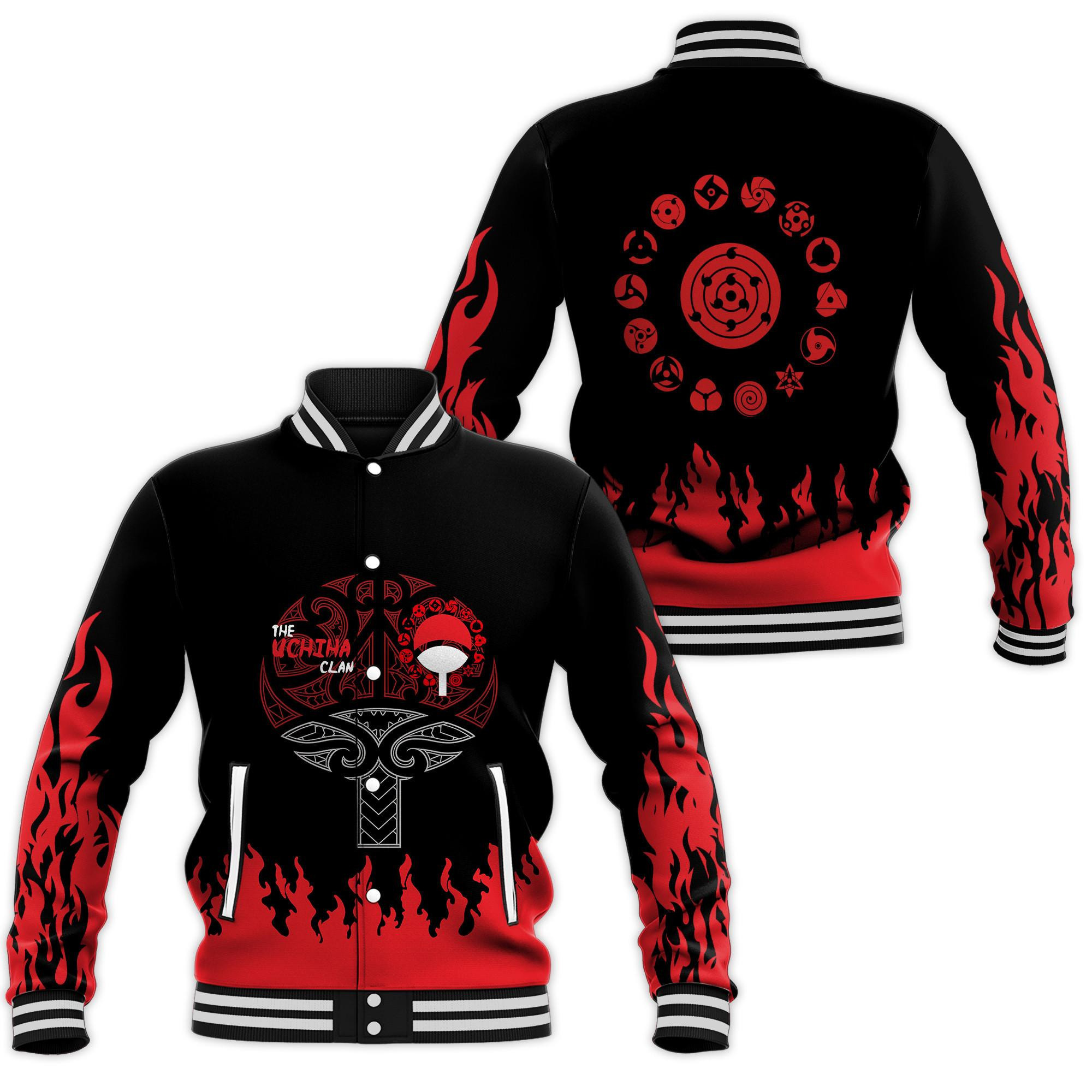 Uchiha Itachi Naruto Anime Baseball Jacket for Men & Women | Anime Fan Gift