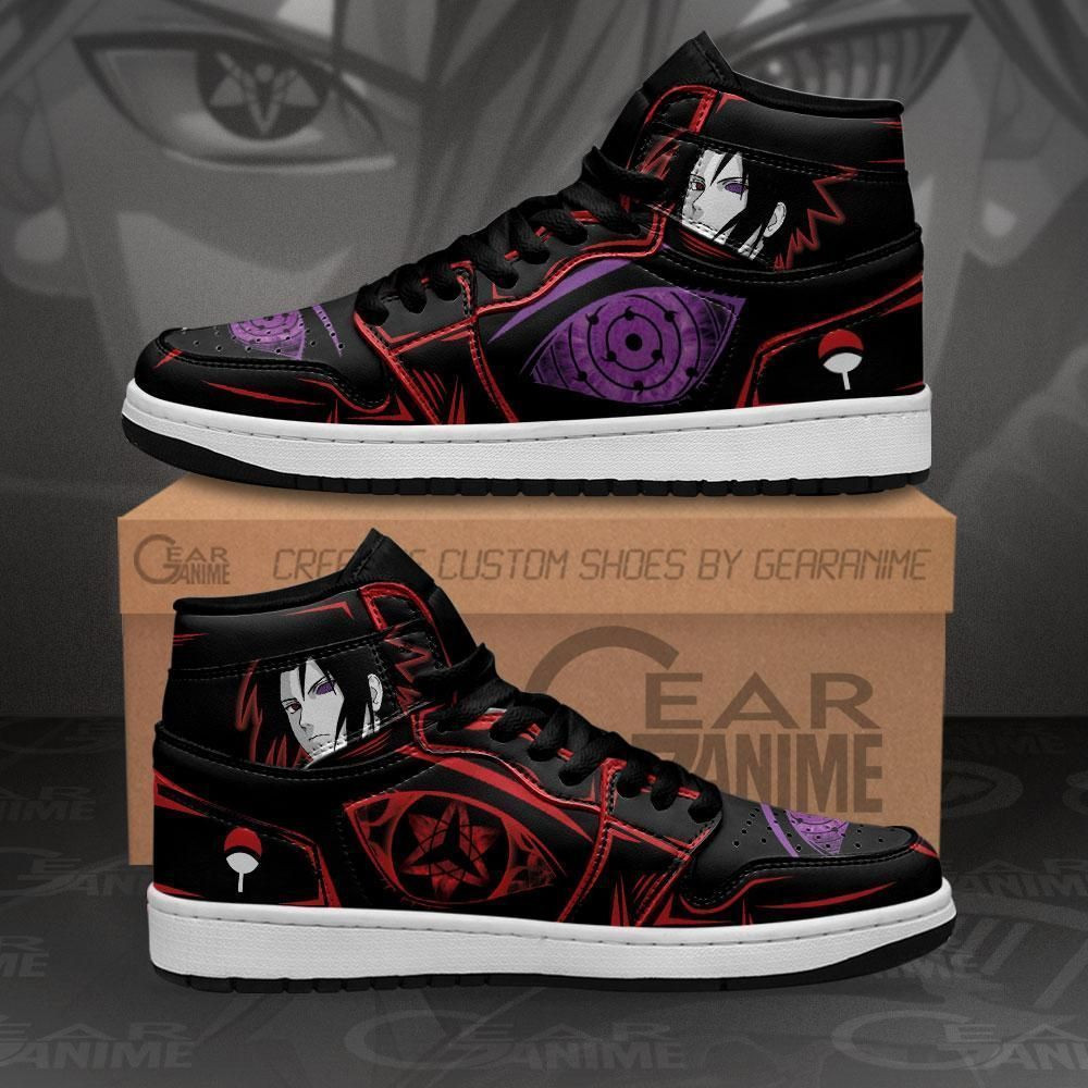 Uchiha Sasuke Eternal Mangekyou & Rinne Sharingan Anime Shoes Sport Air Jd Sneakers