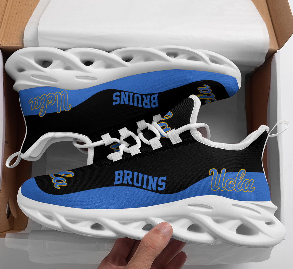 UCLA Bruins Max Soul Shoes Sneakers for Men And Women – NHL Hockey Fan Shoes, Team Sneakers