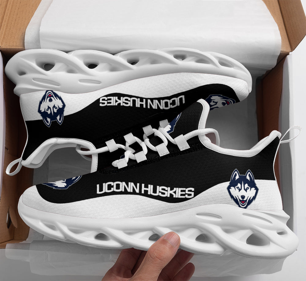 UConn Huskies Max Soul Shoes Sneakers for Men And Women – NCAA Fan Shoes, Team Sneakers
