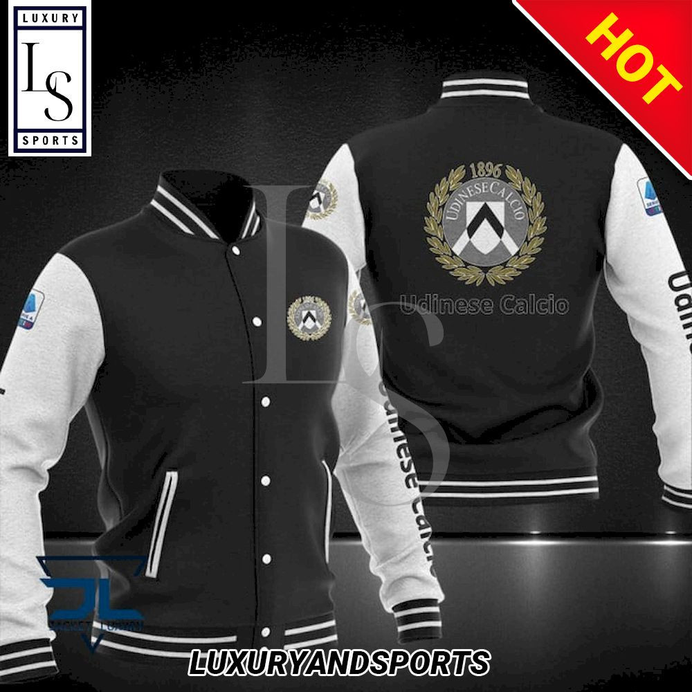 Udinese Calcio Varsity Baseball Jacket for Men & Women | Soccer Team Fan Gift
