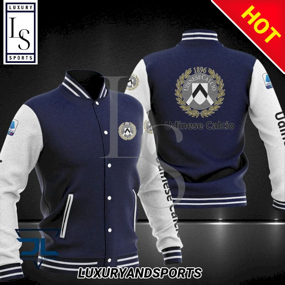 Udinese Calcio Varsity Baseball Jacket for Men & Women | Soccer Team Fan Gift