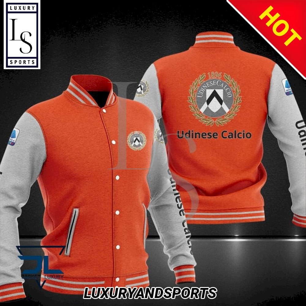Udinese Calcio Varsity Baseball Jacket for Men & Women | Soccer Team Fan Gift