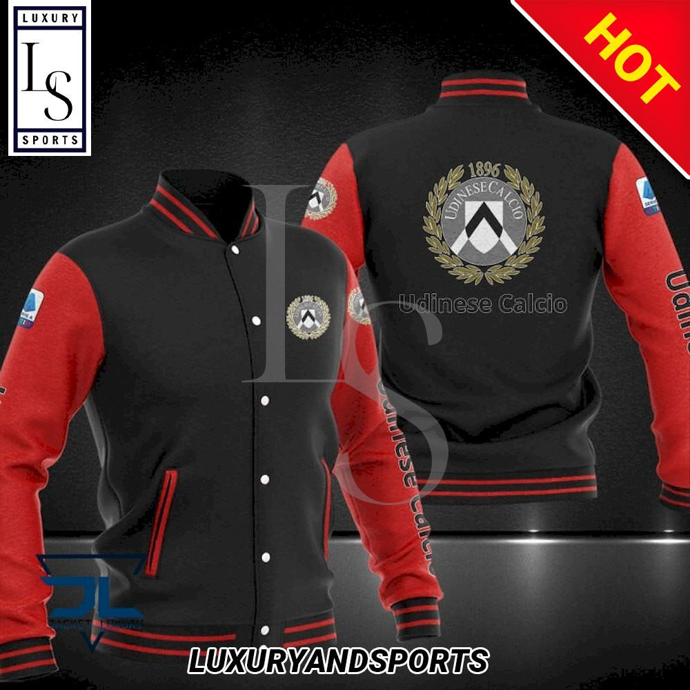 Udinese Calcio Varsity Baseball Jacket for Men & Women | Soccer Team Fan Gift