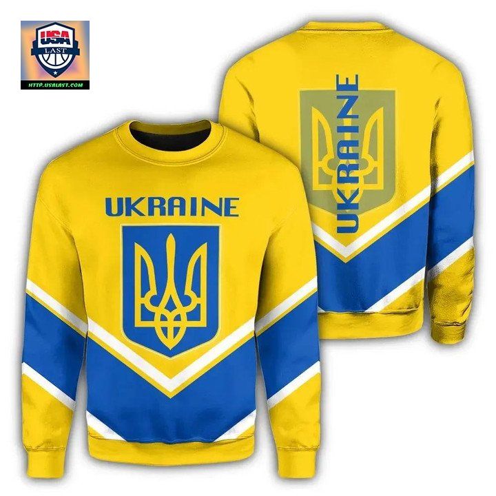 Ukraine Coat Of Arms Sweater Lucian Style J5W