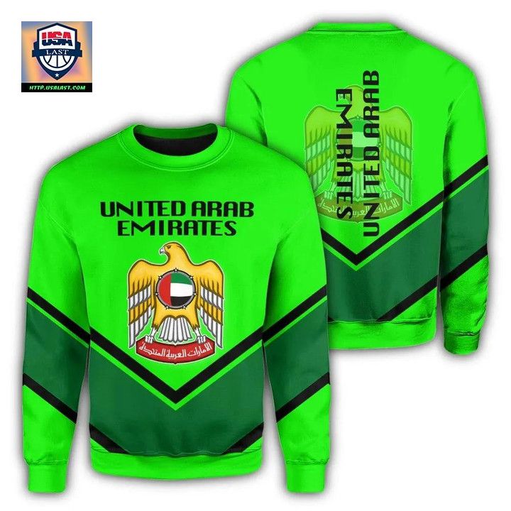 Unitedarabemirates Coat Of Arms Sweater Lucian Style Jw5