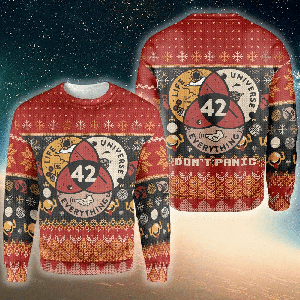 Universe Ugly Christmas Sweater, Perfect Holiday Gift