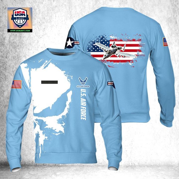 US Air Force Fairchild Republic A-10 Thunderbolt II Sweater 3D