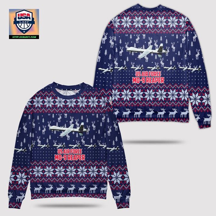 US Air Force MQ-9A Reaper Sweater 3D