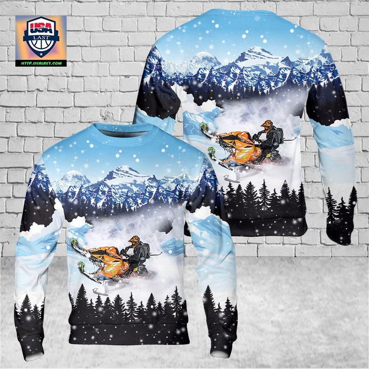 US Arctic Cat Snowmobiles Riot X Christmas Sweater 3D