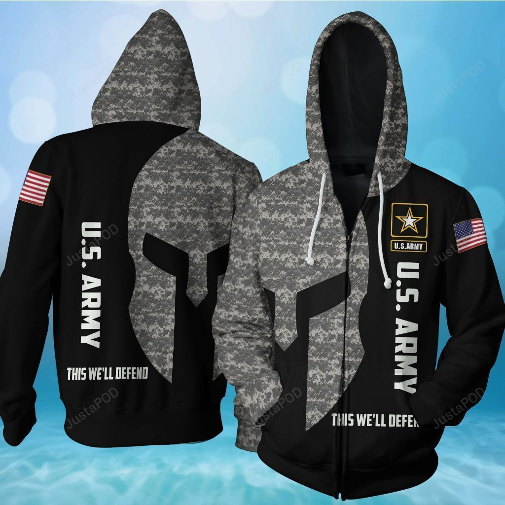 Us Army 3D All Over Print Hoodie & Zip Hoodie