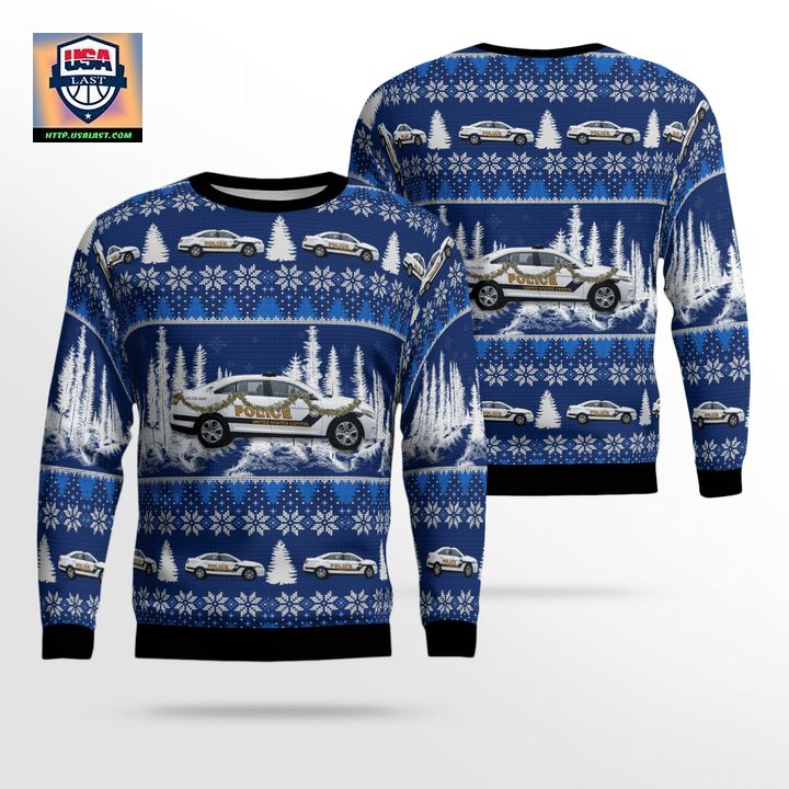 US Capital Police Christmas Sweater 3D