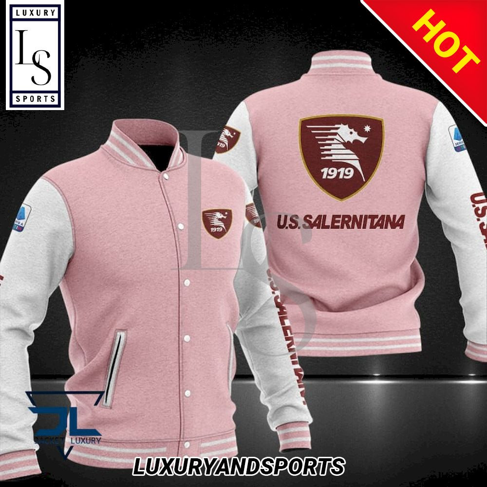US Salernitana Varsity Baseball Jacket for Men & Women | Soccer Team Fan Gift