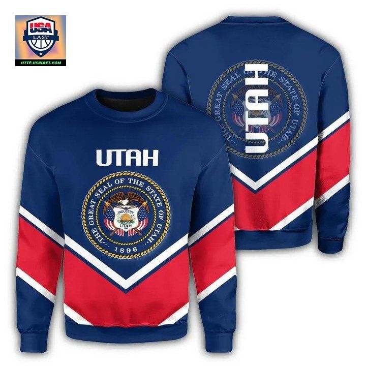 Utah Coat Of Arms Sweater Lucian Style J5W