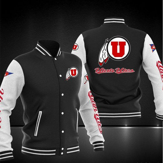 Utah Utes Varsity Baseball Jacket for Men & Women | NCAA Team Fan Gift