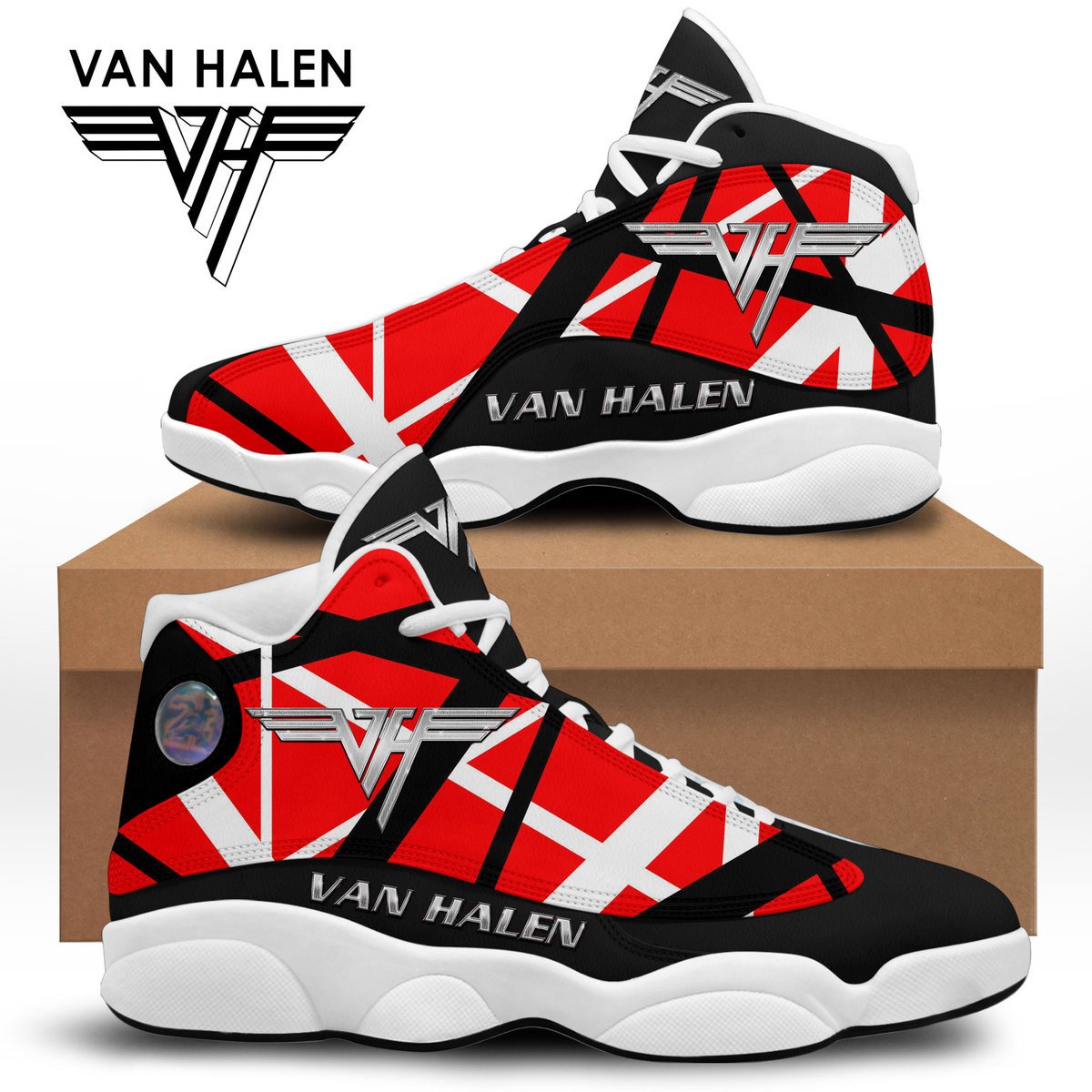 Van Halen JD13 Sneakers Shoes for Men & Women | Stylish Streetwear Shoes