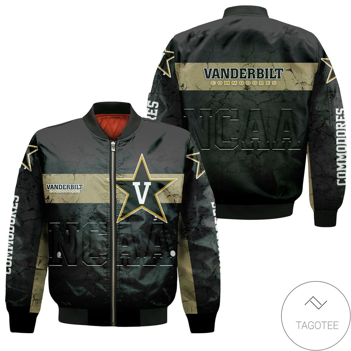 Vanderbilt Commodores Champion Legendary Bomber Jacket | NCAA College Team Jacket for Men & Women | Sports Fan Gift