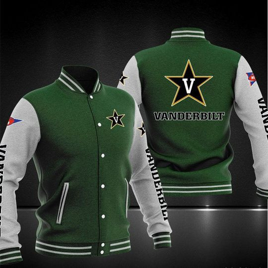 Vanderbilt Commodores Varsity Baseball Jacket for Men & Women | NCAA Team Fan Gift