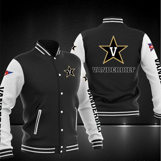 Vanderbilt Commodores Varsity Baseball Jacket for Men & Women | NCAA Team Fan Gift