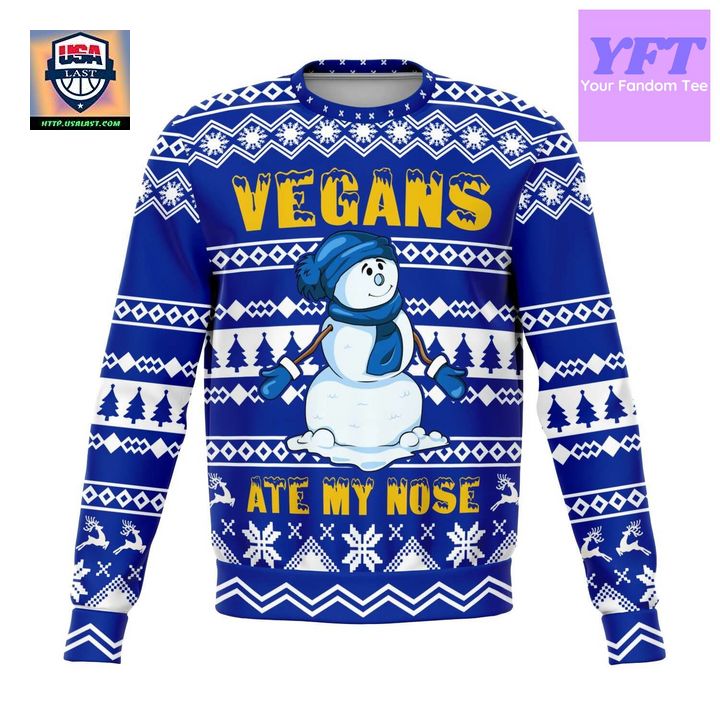 Vegans Ate My For For Meme 3d Ugly Christmas Sweater