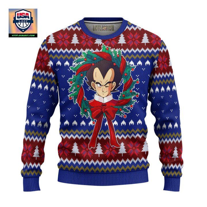 Vegeta Dragon Ball Z Ugly Christmas Sweater And 3D Hoodie Xmas Gift