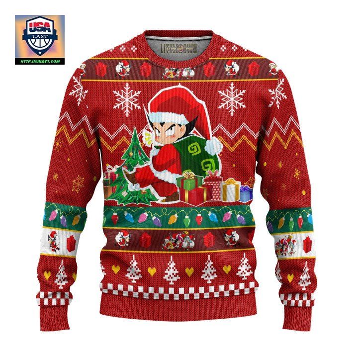 Vegeta Ugly Christmas Sweater And 3D Hoodie Dragon Ball Xmas Gift