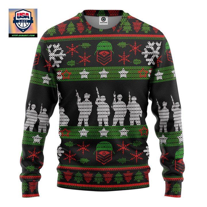 Veteran Soldier Christmas Sweater