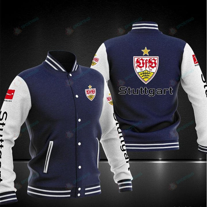VfB Stuttgart Varsity Baseball Jacket for Men & Women | Soccer Team Fan Gift