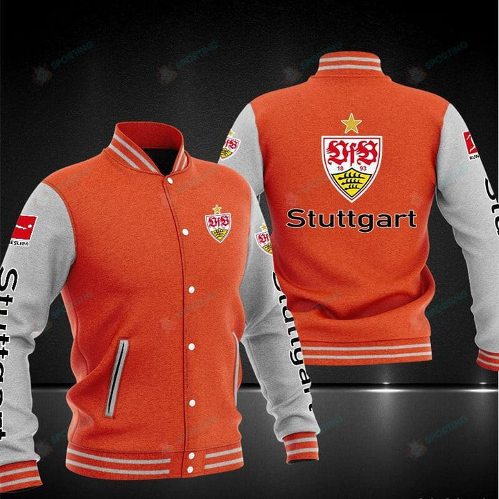 VfB Stuttgart Varsity Baseball Jacket for Men & Women | Soccer Team Fan Gift