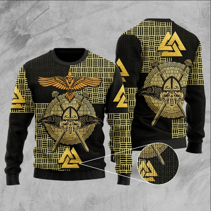 Viking Ugly Christmas Sweater, Perfect Holiday Gift