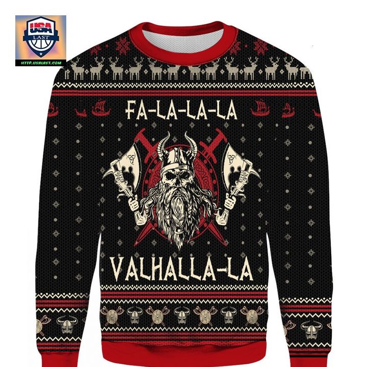 Vikingg Fa La La Christmas 3D Sweater