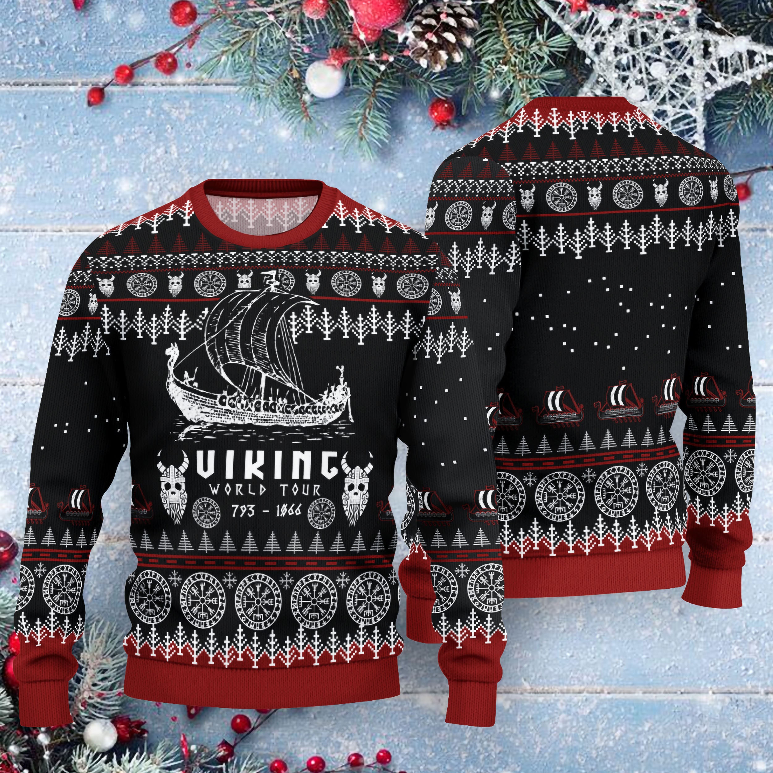 Vikings Ugly Christmas Sweater