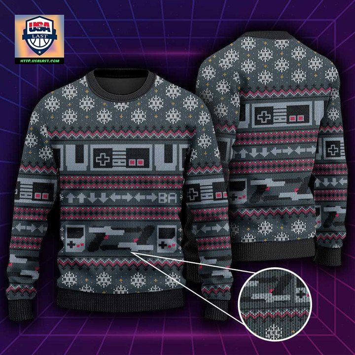 Vintage Game Console Gamer Gift Ugly Sweater