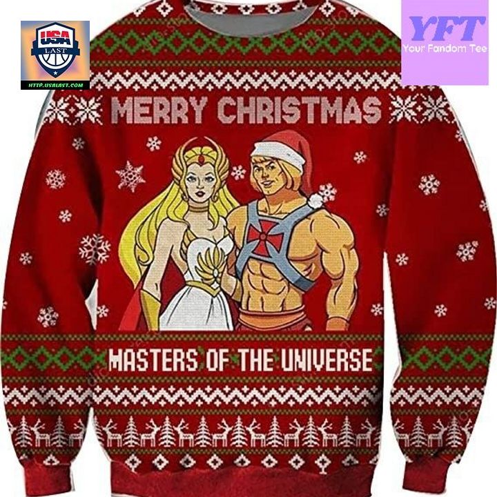 Vintage Merry Master Of The Universe Sexyy It Overflow 3d Ugly Christmas Sweater