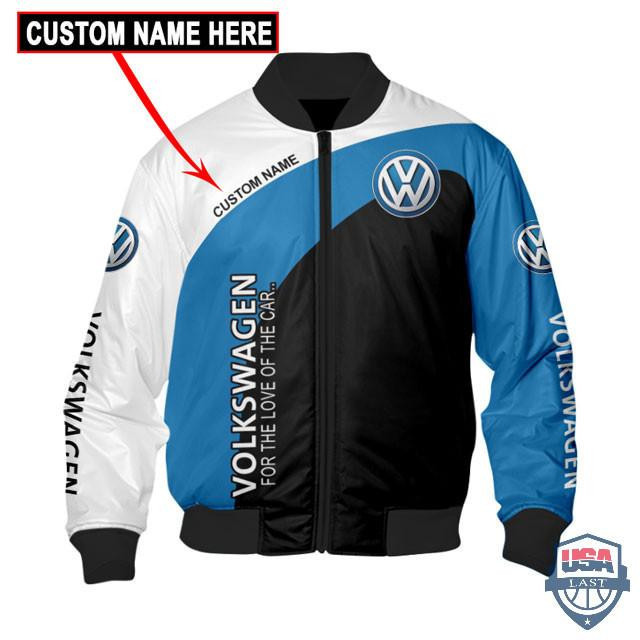 Volkswagen For The Love Of The Car Personalized Bomber Jacket | Automotive Jacket for Men & Women | Car Fan Gift