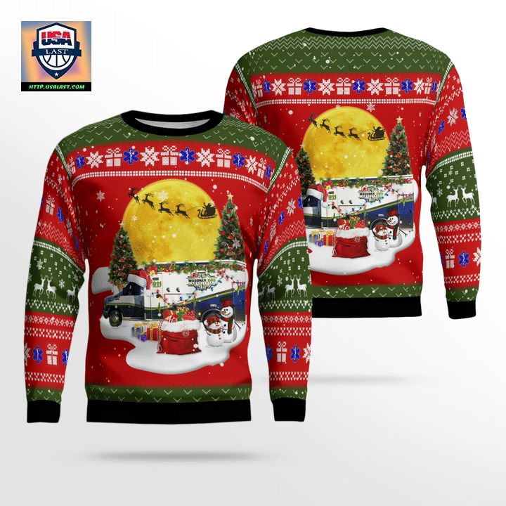 Wagoner EMS Christmas AOP Sweater