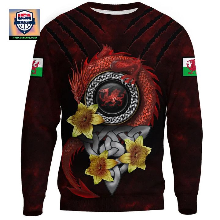 Wales Sweater Bdragon Daffodil A24