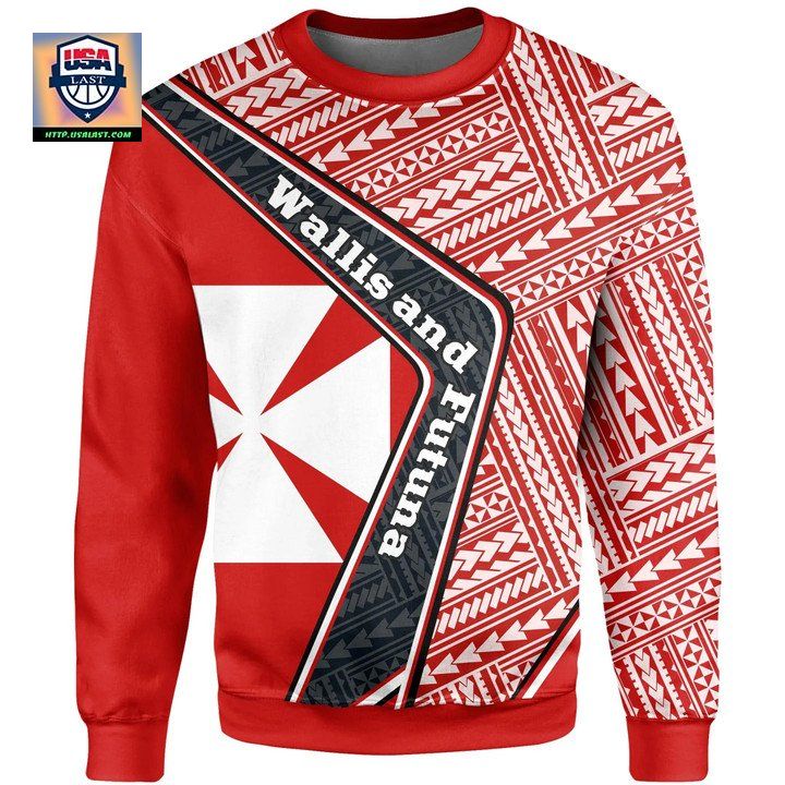 Wallis And Futuna Sweater Polynesian Coat Of Arms A224