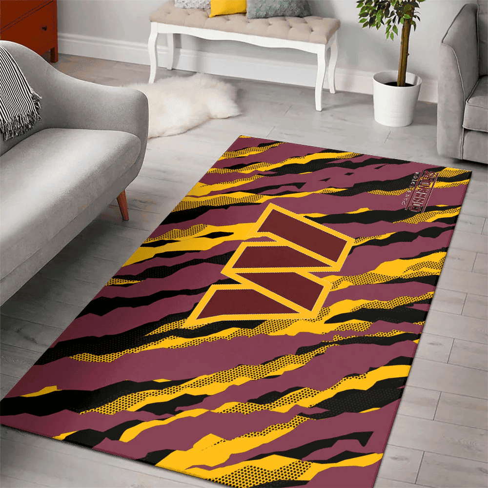 Washington Commanders Rectangle Area Rug – Full Print Carpet For Living Room & Bedroom Home Decor