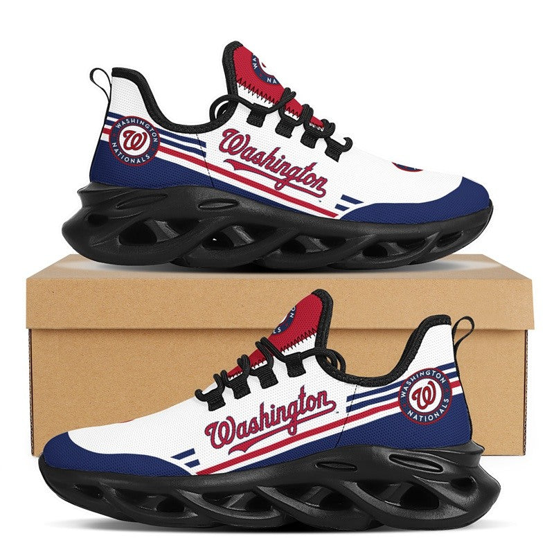 Washington Nationals Max Soul Shoes Sneakers for Men And Women – MLB Baseball Fan Shoes, Team Sneakers