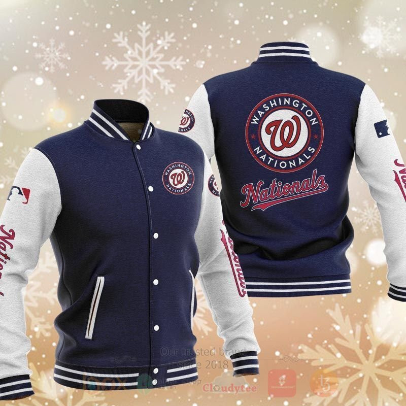 Washington Nationals Varsity Baseball Jacket for Men & Women | MLB Team Fan Gift