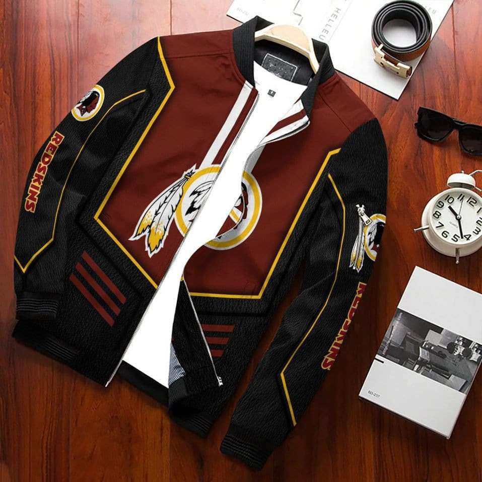 Washington Redskins Bomber Jacket | NFL Team Jacket for Men & Women | Football Fan Gift