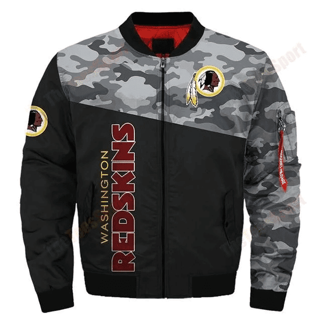 Washington Redskins Bomber Jacket | NFL Team Jacket for Men & Women | Football Fan Gift