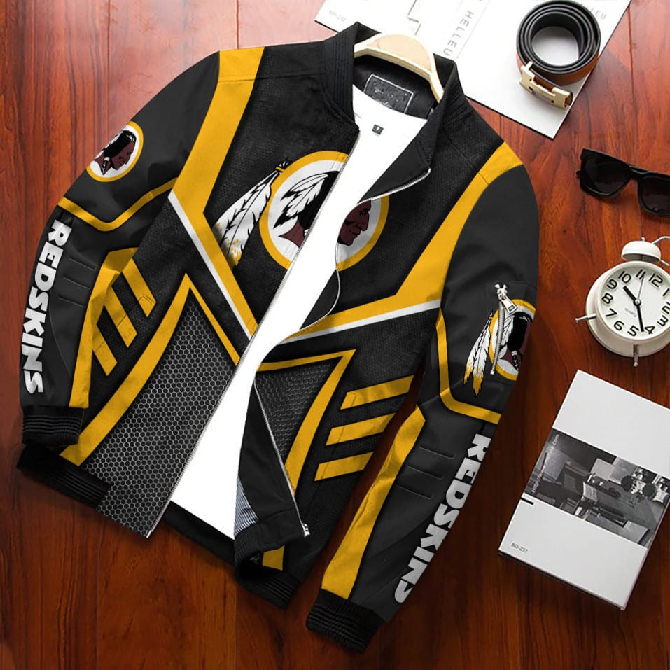 Washington Redskins Bomber Jacket | NFL Team Jacket for Men & Women | Football Fan Gift