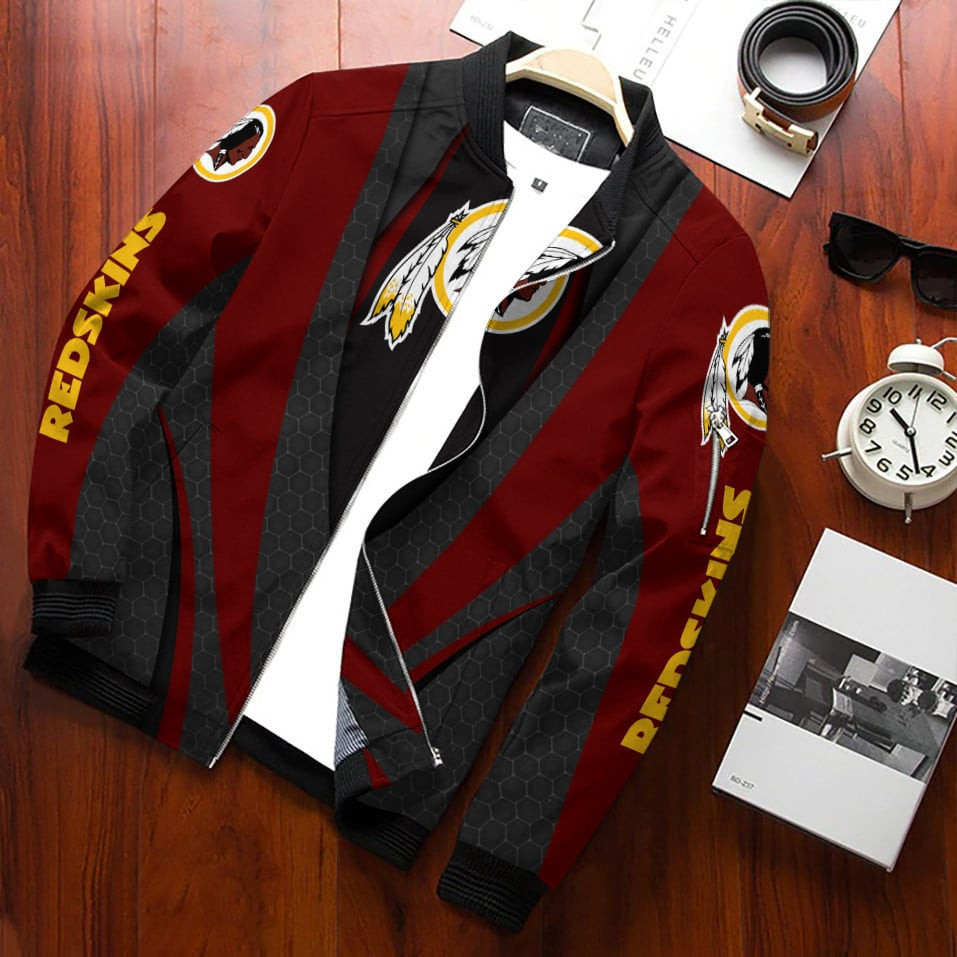 Washington Redskins Bomber Jacket | NFL Team Jacket for Men & Women | Football Fan Gift
