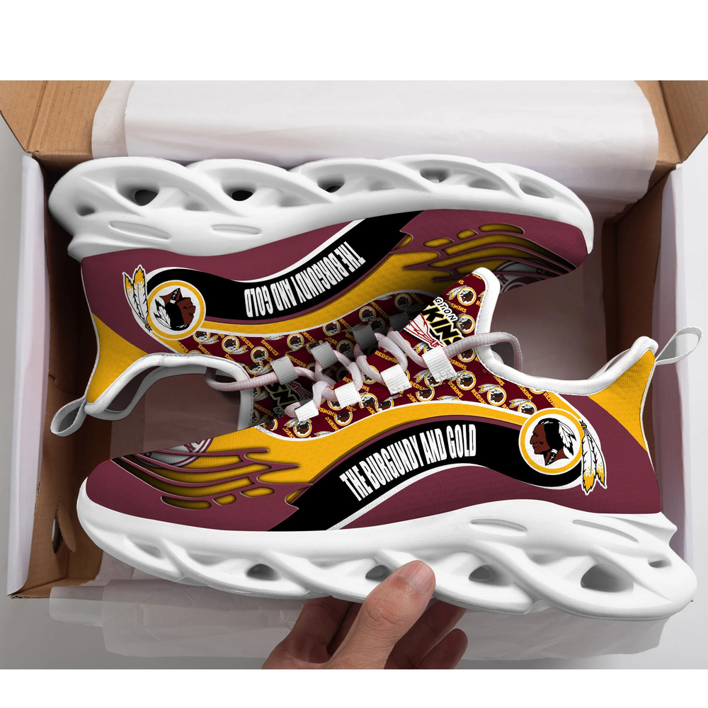 Washington Redskins Max Soul Shoes Sneakers for Men And Women – MLB Baseball Fan Shoes, Team Sneakers
