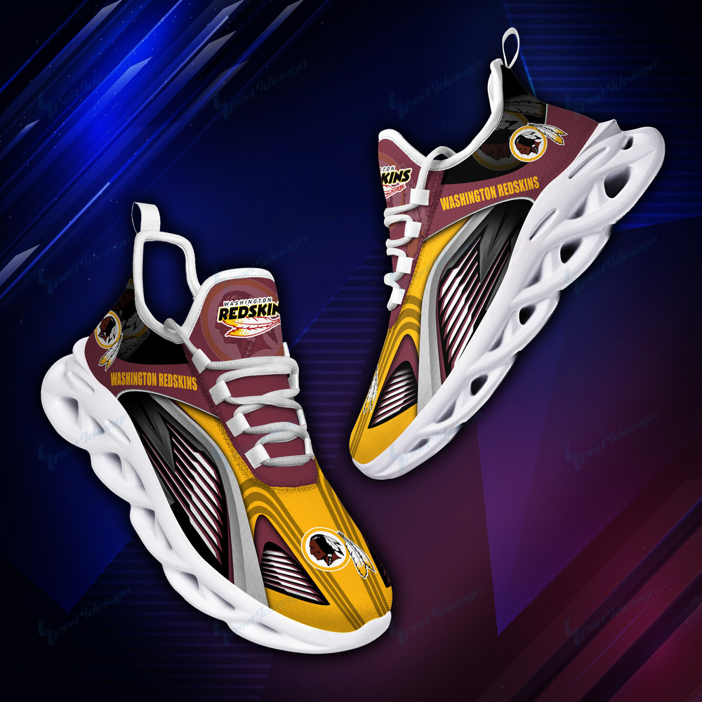 Washington Redskins Max Soul Shoes Sneakers for Men And Women – MLB Baseball Fan Shoes, Team Sneakers