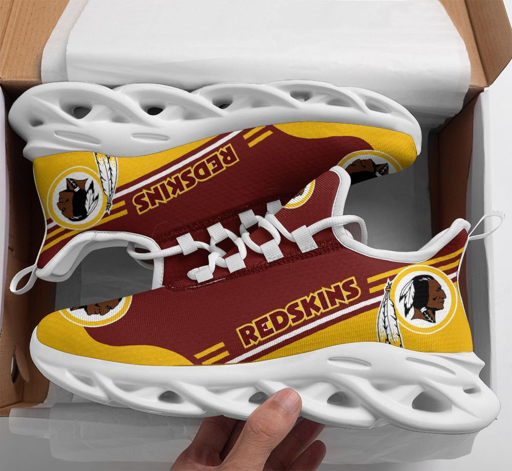 Washington Redskins NFL Max Soul Shoes Sneakers for Men And Women – NFL Football Fan Shoes, Team Sneakers